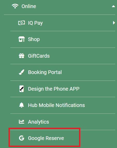 How to set up Google Reserve